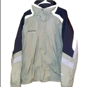 COLUMBIA Men's Xl Winter Heavy Lined Ski Coat Green/Black